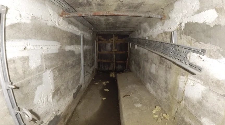 Collision-tolerant Elios drone inspecting a confined underground concrete duct